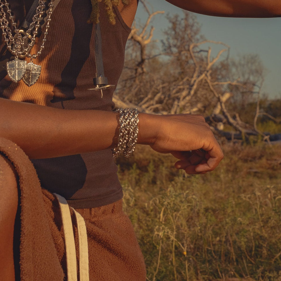 Shiny Steel Bracelet