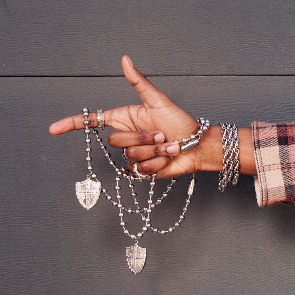 Mourning Star Shield Chain